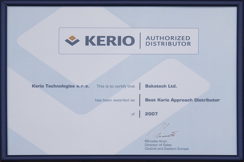 Best Kerio Technologies Distributor in Terms of the Approach to Partner Management in Central, Eastern and Western Europe